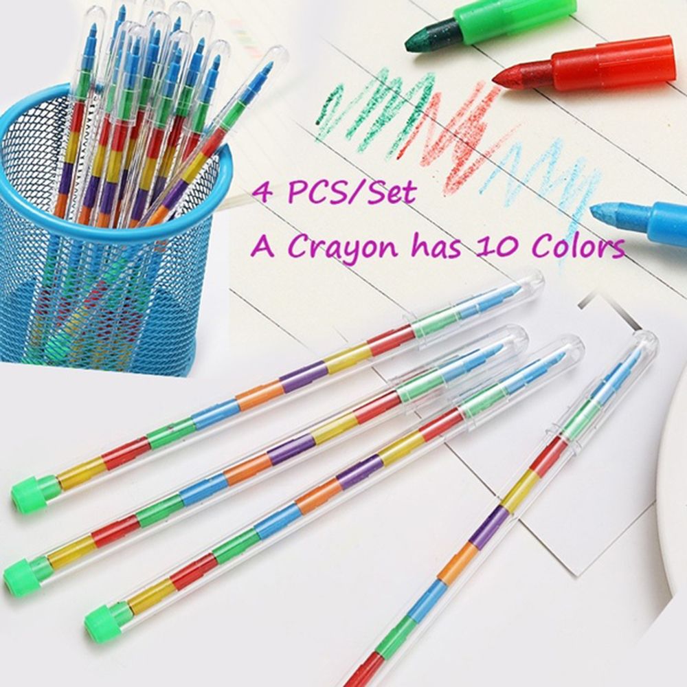 Highlighter Set Pastel - Penna Impilabile Fai-da-Te per Scuola e
