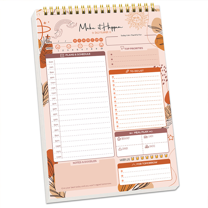 Office Stationery Supply List - Agenda Planner a Spirale A5, Quaderno