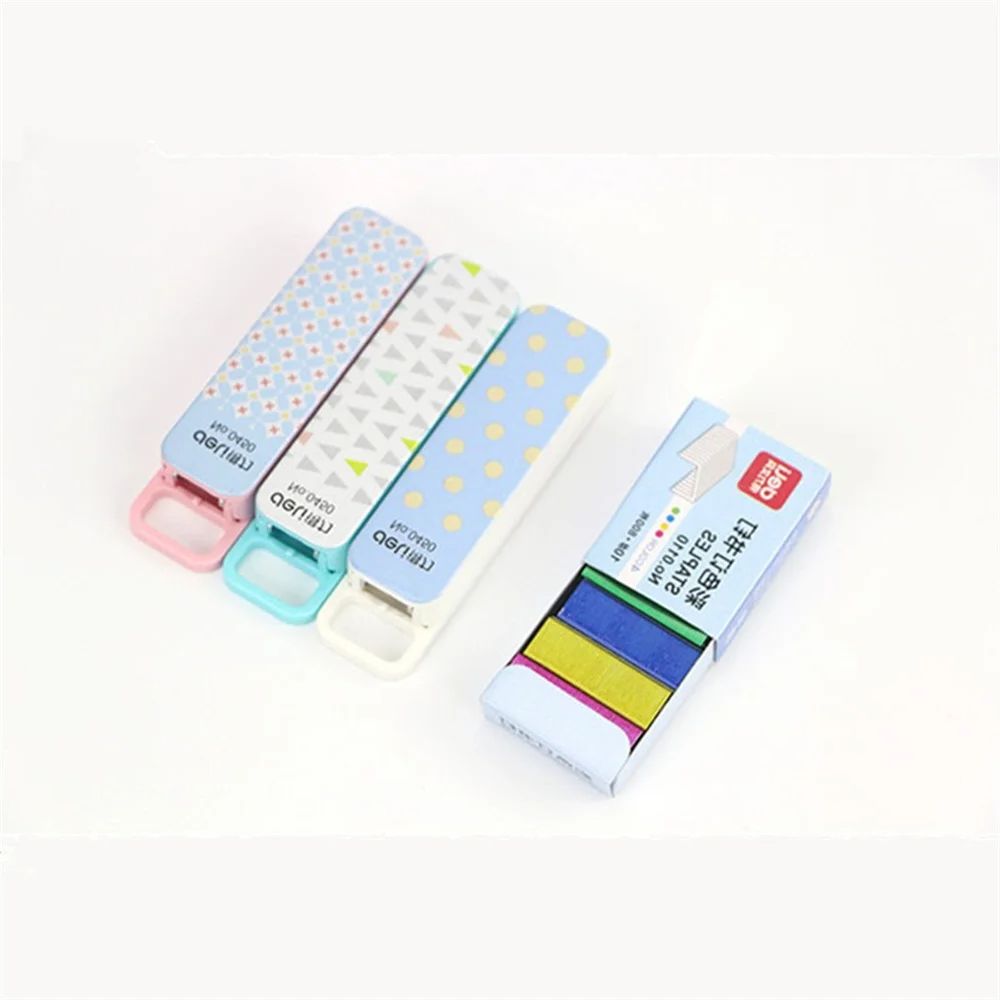Stationery And Office Supply Chain - Portachiavi mini cucitrice manuale colorata portatile
