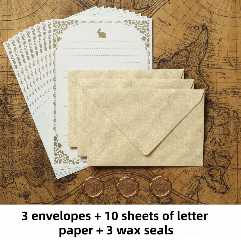 Wax Seal Stamp Kit - Set di 16 Buste Vintage in