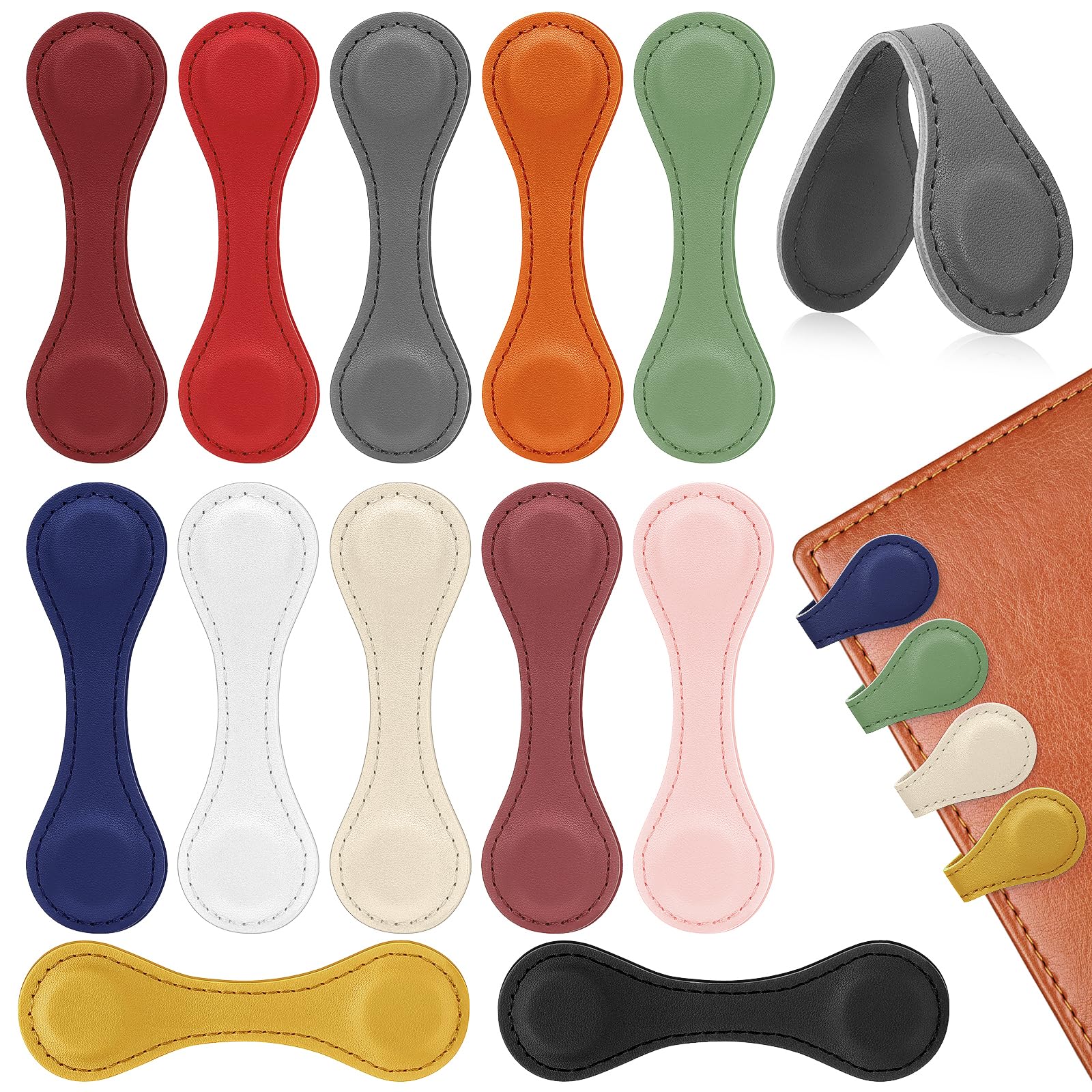 Bookmark Magnetic Clip - 5 pezzi con clip magnetica, fibbia