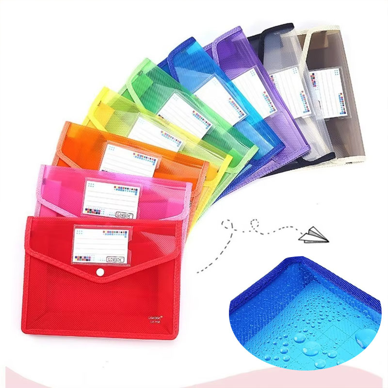 Supply Of Office Stationery - 1-10 Pezzi Cartella Portadocumenti Impermeabile A4