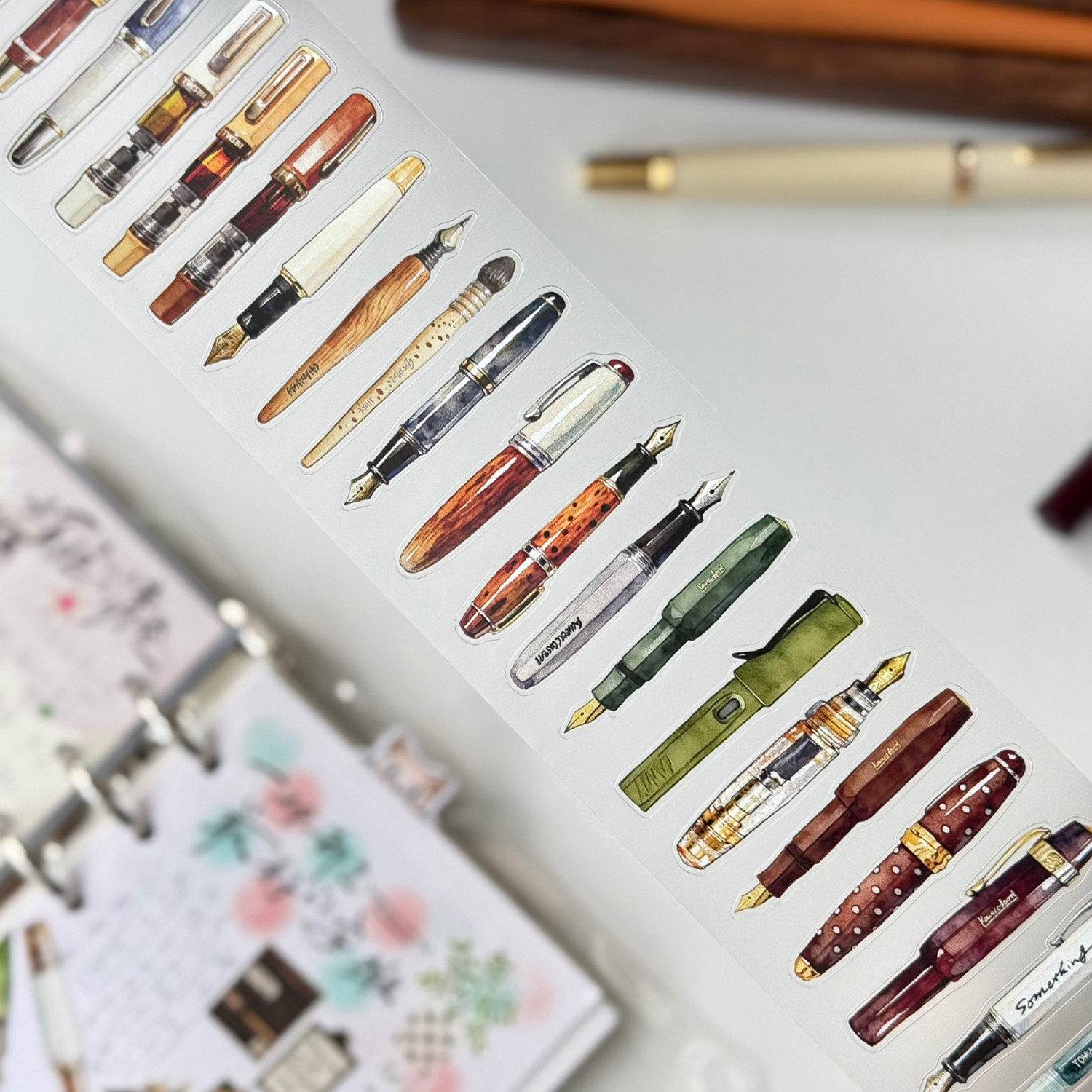 Washi Tape Set - DengDeng Studio Collezione Vintage Dreamy Pen