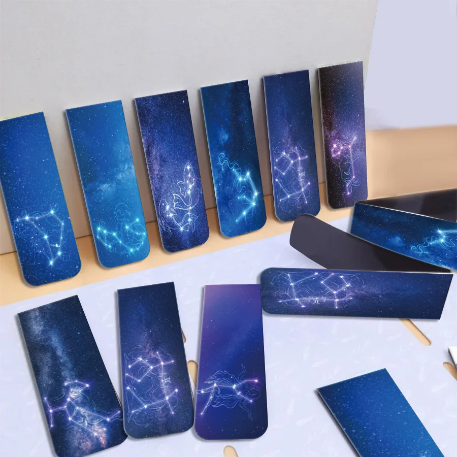 Bookmark Magnetic Clip - 12 pezzi di segnalibri magnetici, segnalibri