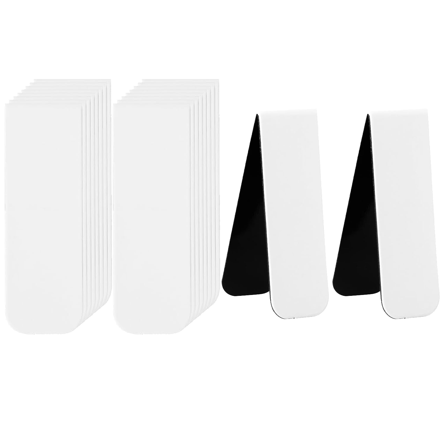 Bookmark Magnetic Clip - 15 segnalibri magnetici bianchi per sublimazione