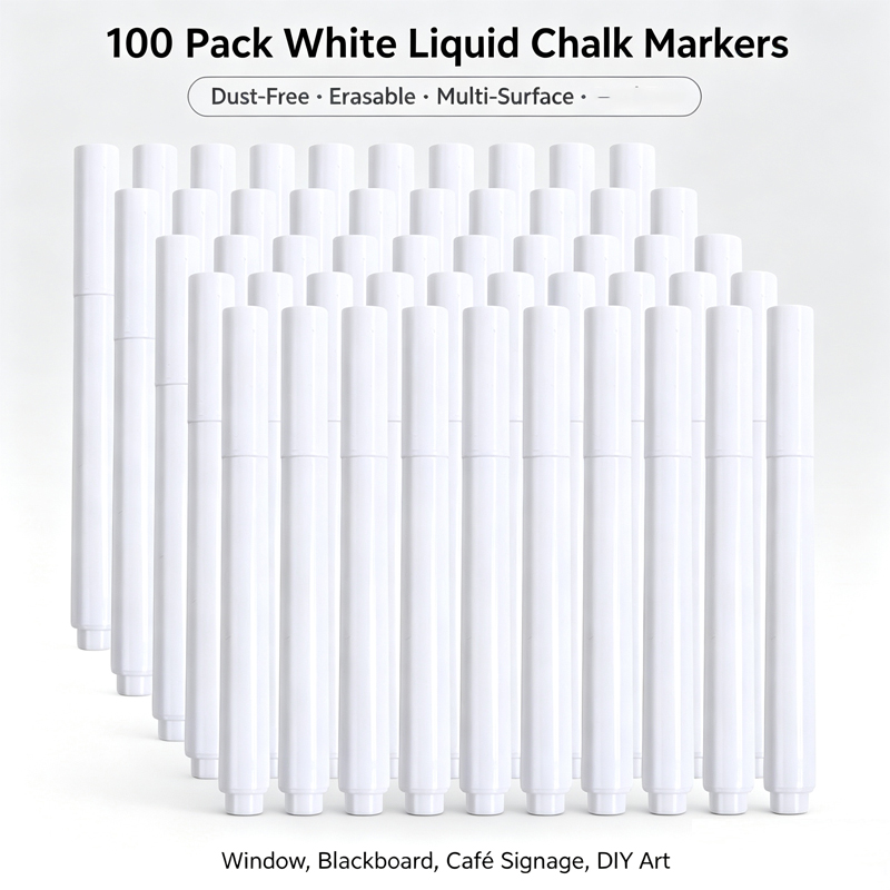 Correction Fluid White - Pennarelli a Gesso Liquido Cancellabili 3-100