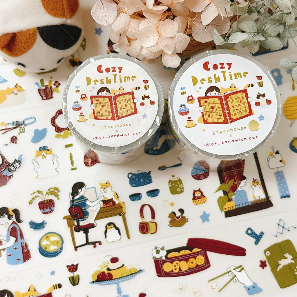 Washi Tape Set - 63penhouse Nastro di Carta Washi Vintage