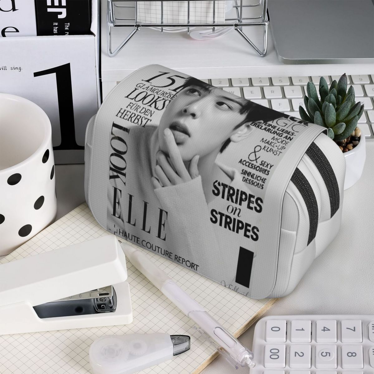 Astuccio Cha EunWoo Kpop Astro - Stationery And Office Supply Chain recensione e prezzo