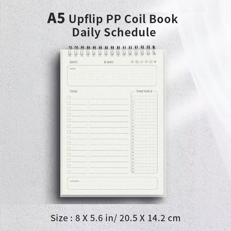 1pc Planner Agenda Spiral A5 N - Office Stationery Supply List recensione e prezzo