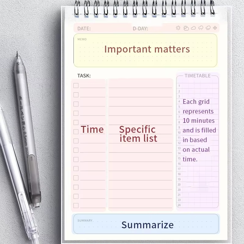 1pc Planner Agenda Spiral A5 N - Office Stationery Supply List recensione e prezzo