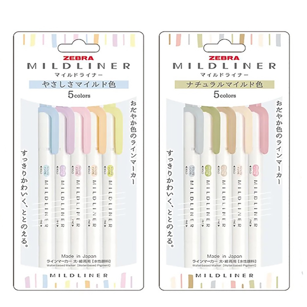 Giappone ZEBRA Evidenziatori S - Highlighter Set Pastel recensione e prezzo