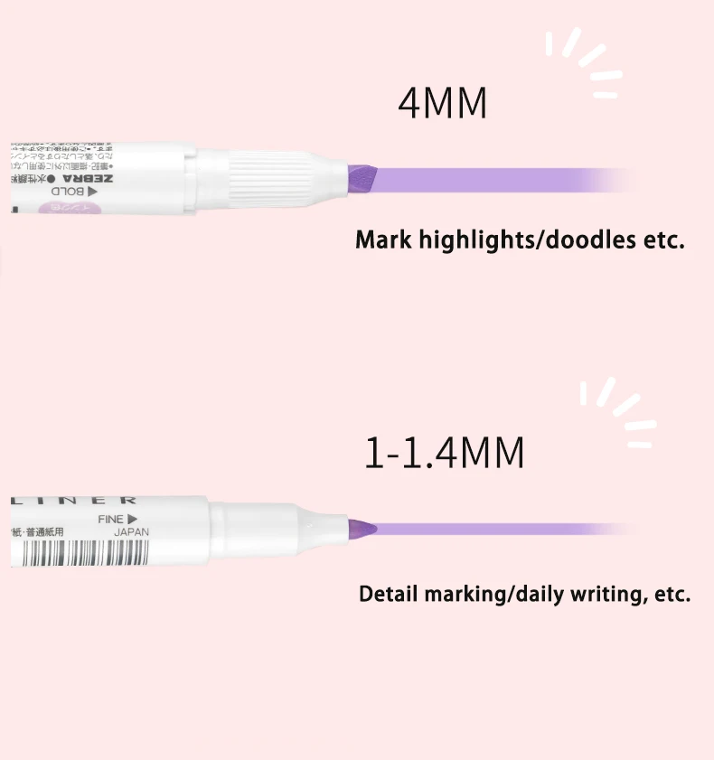 Giappone ZEBRA Evidenziatori S - Highlighter Set Pastel recensione e prezzo