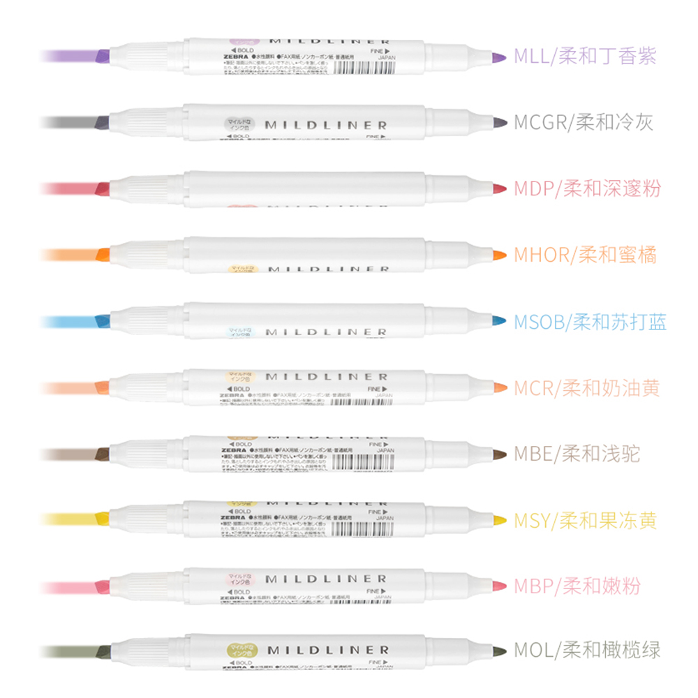 Giappone ZEBRA Evidenziatori S - Highlighter Set Pastel recensione e prezzo