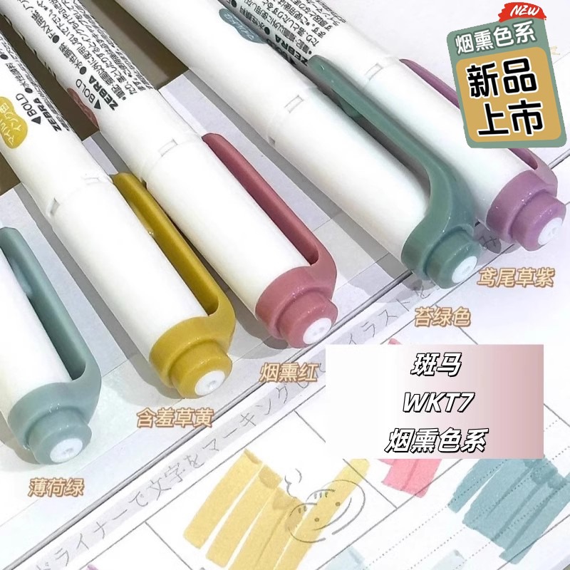 NUOVI evidenziatori zebrati ze - Highlighter Set Pastel recensione e prezzo