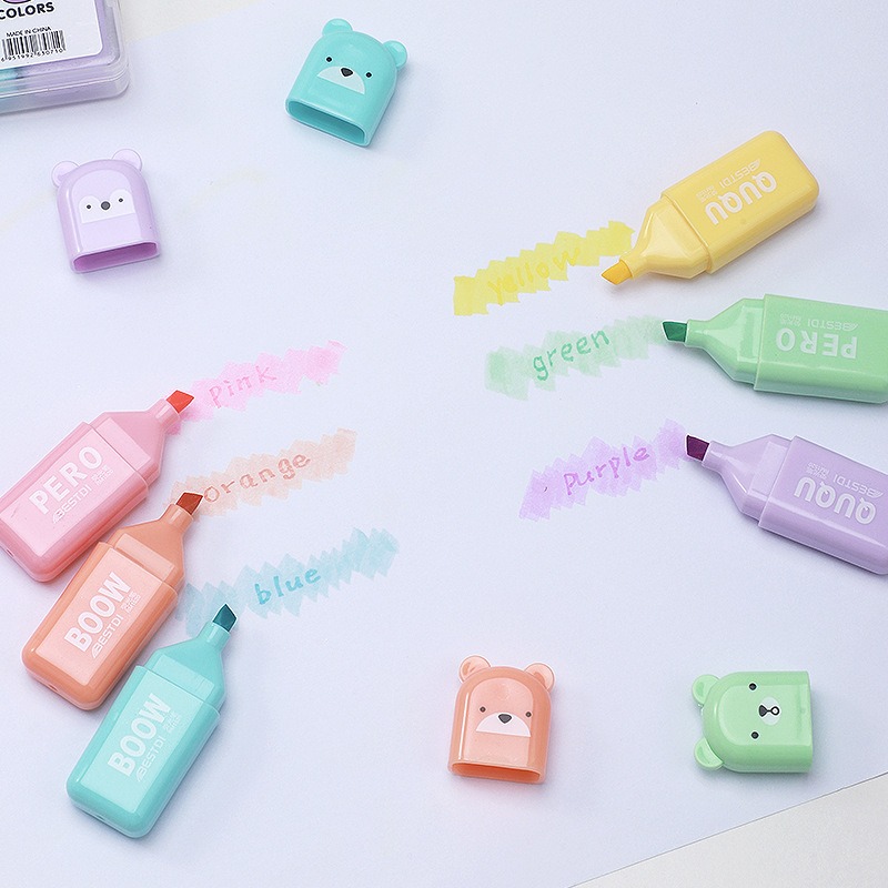 Set di 4/6/12 Evidenziatori a  - Highlighter Set Pastel recensione e prezzo