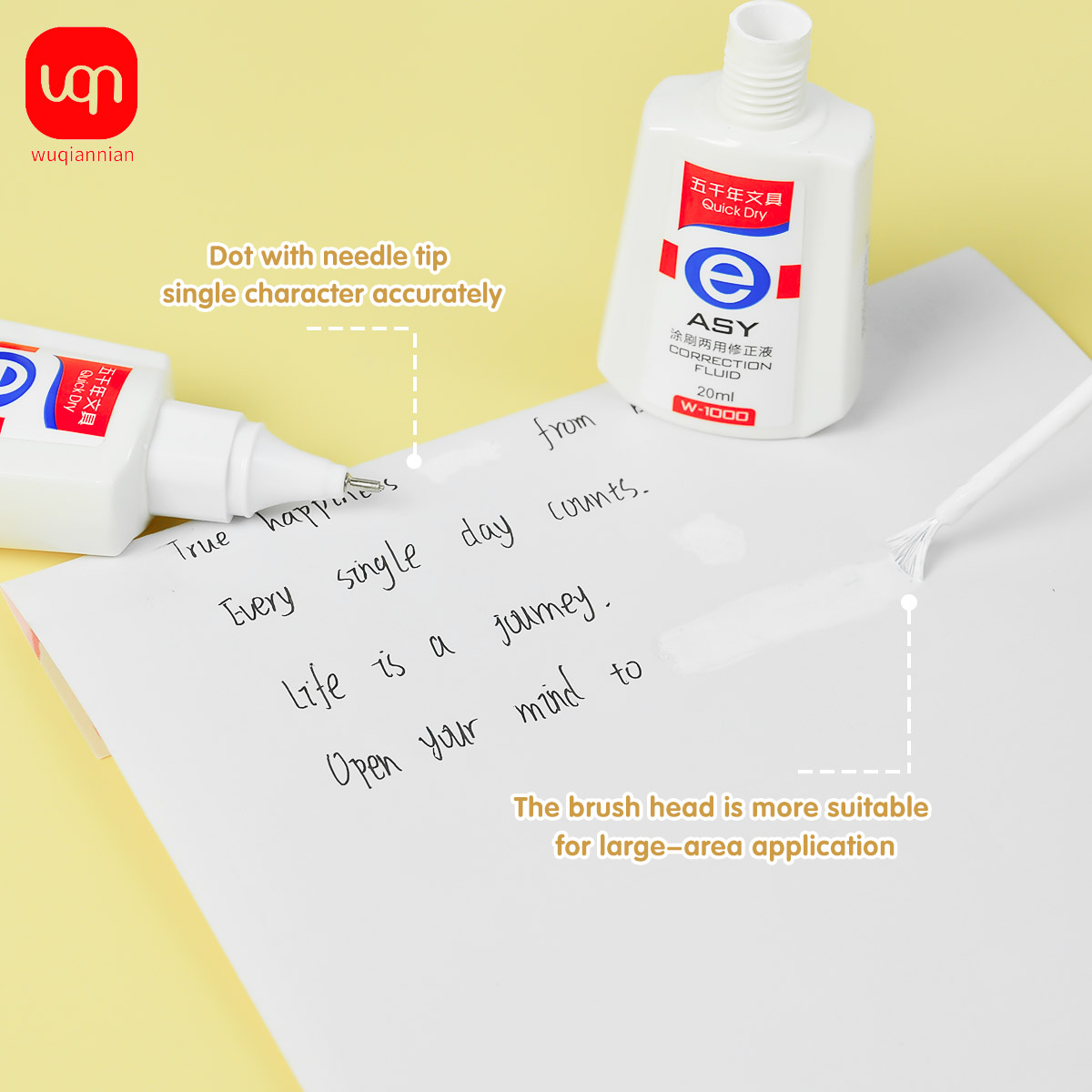 Fluido correttore WQN ad asciu - Correction Fluid White recensione e prezzo
