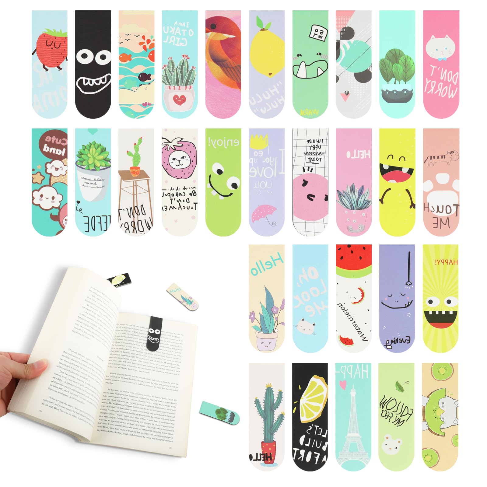 Segnalibri magnetici da 18 pez - Bookmark Magnetic Clip recensione e prezzo