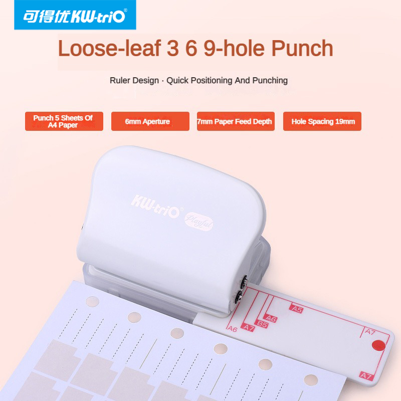KW-Trio A5 B5 A6 3 fori 6 fori - Paper Punch 3 Hole recensione e prezzo