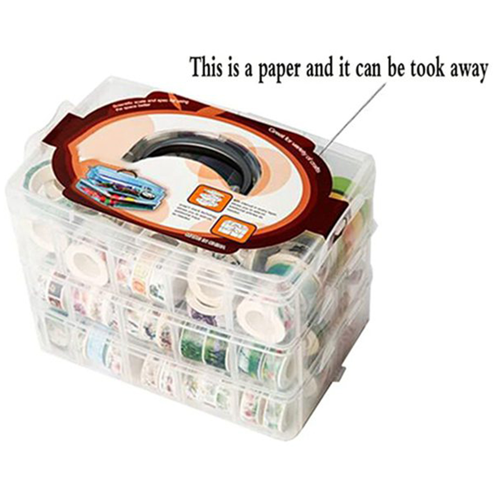 Scatola portaoggetti trasparen - Washi Tape Set recensione e prezzo