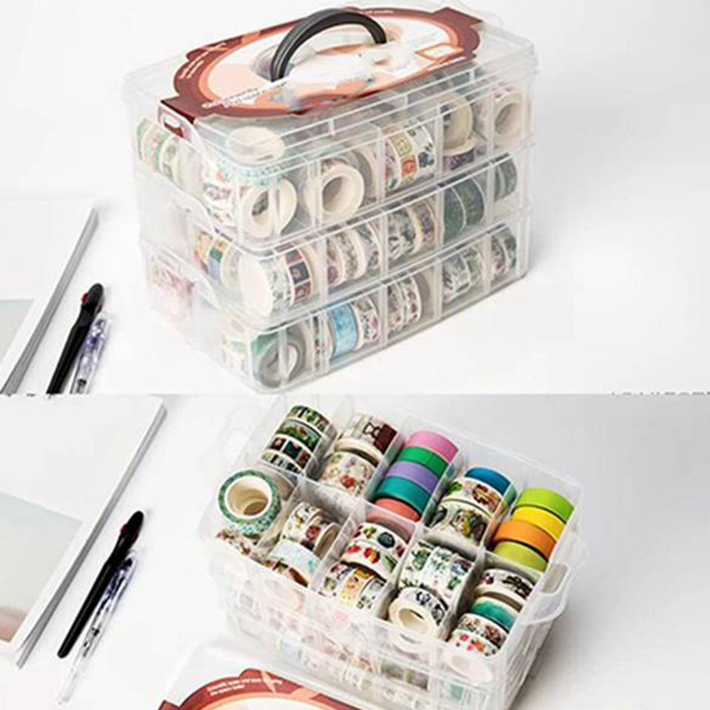 Scatola portaoggetti trasparen - Washi Tape Set recensione e prezzo