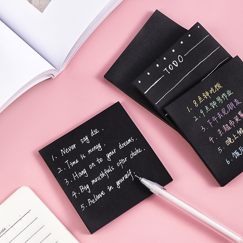 Black N Times Sticky Notes Lis - Office Stationery Supply List recensione e prezzo