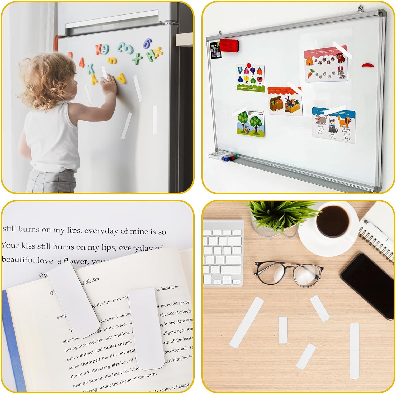 15 segnalibri magnetici bianch - Bookmark Magnetic Clip recensione e prezzo