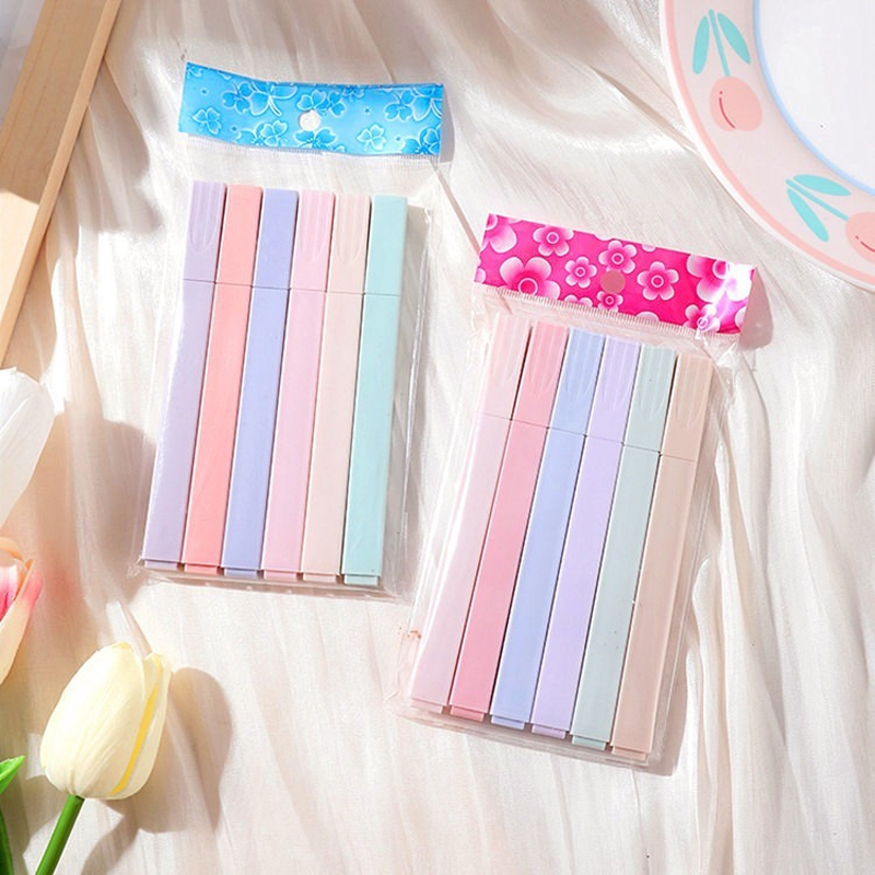 6 pz/set Evidenziatore di Colo - Highlighter Set Pastel recensione e prezzo